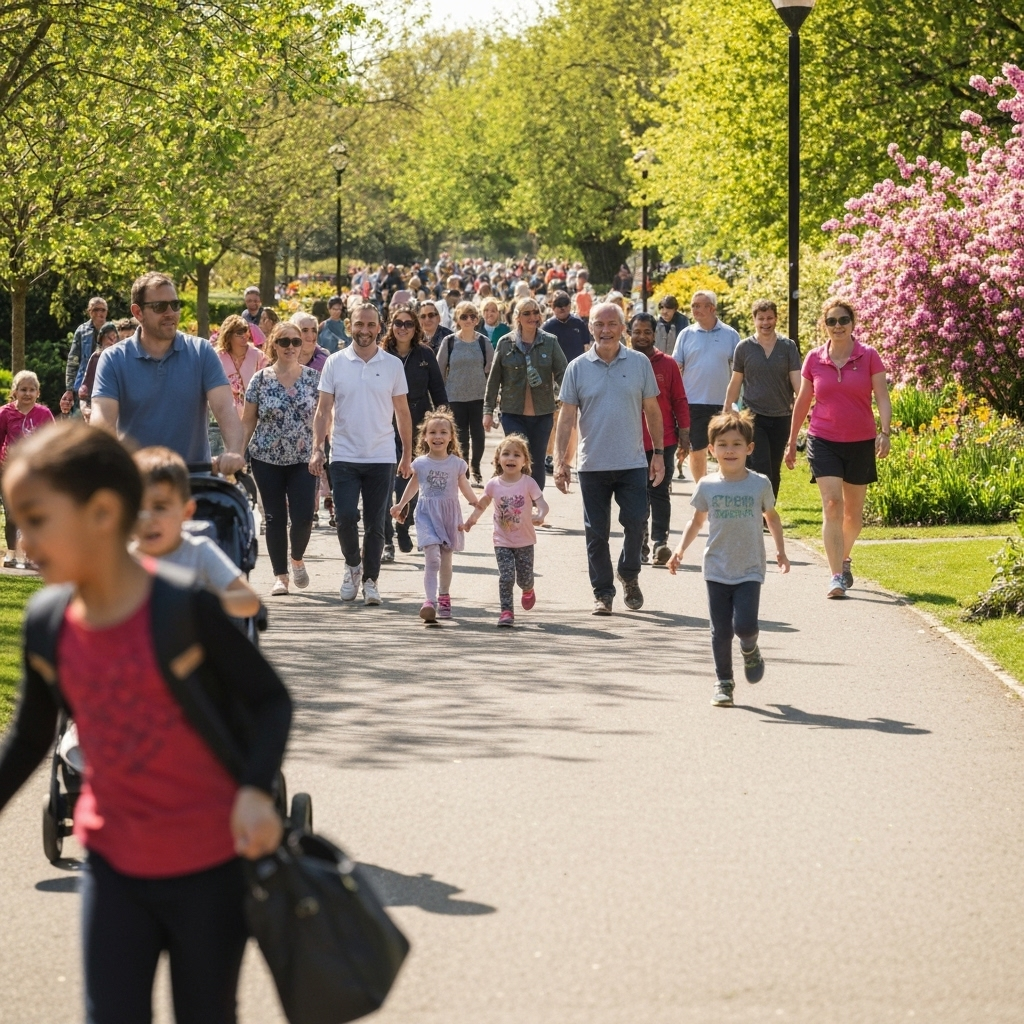 Community park event